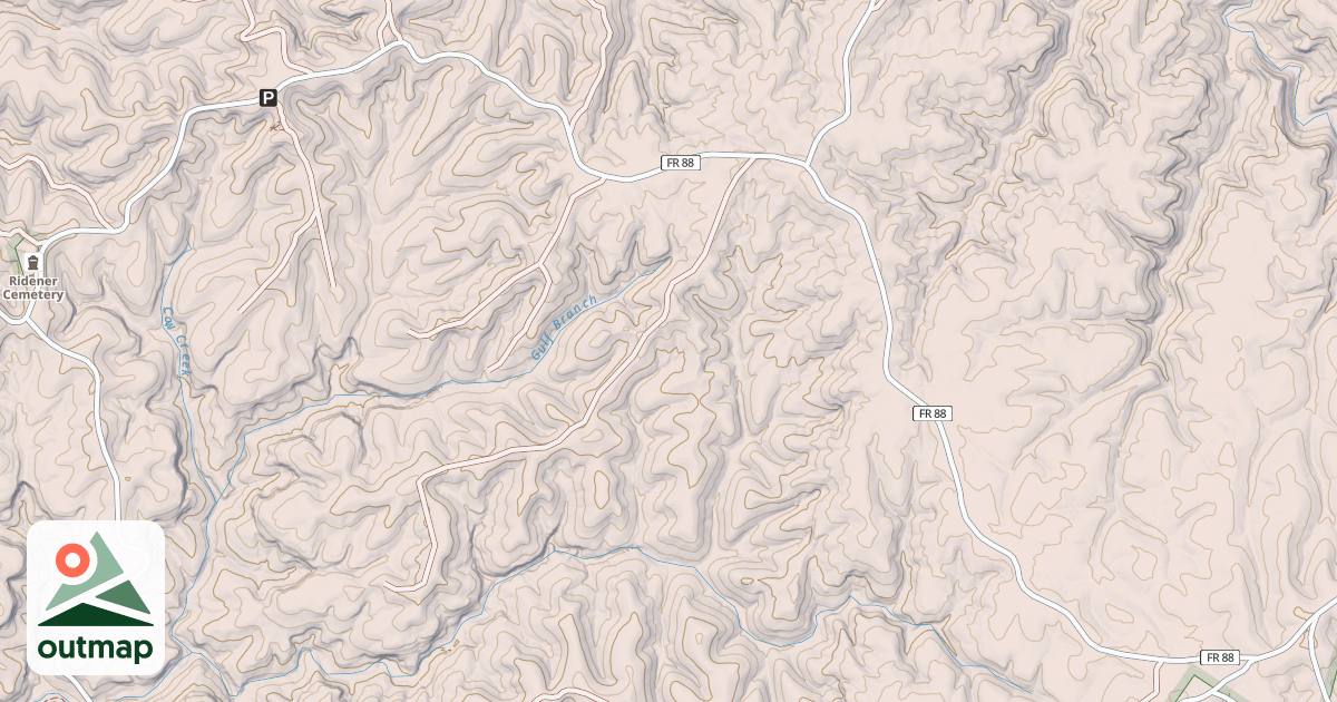 Map of YOUNGS FORK