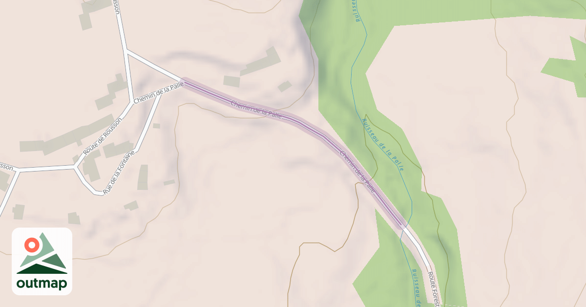 Map of Chemin de la Palle