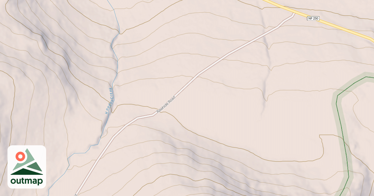 Map of RAWHIDE