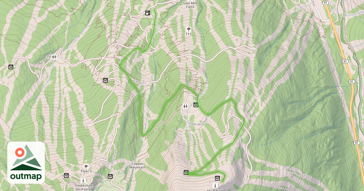 Map of EZ Road