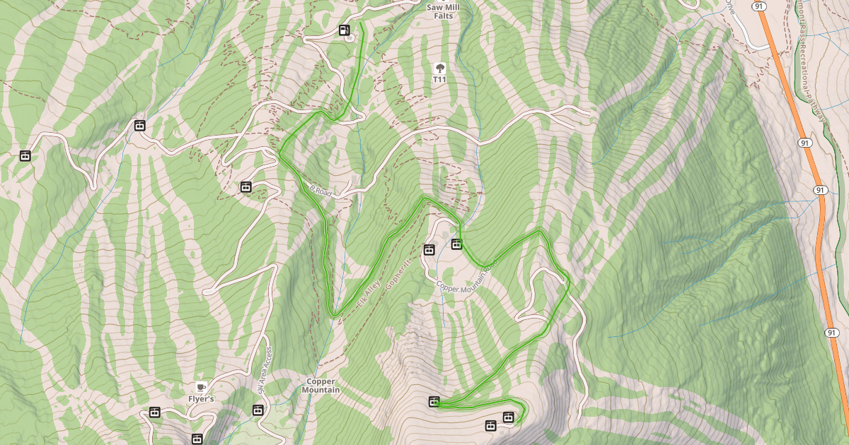 Map preview of EZ Road