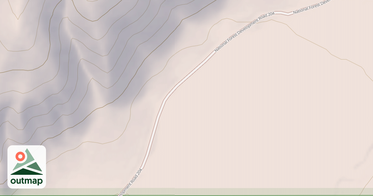 Map of MIDDLE CREEK
