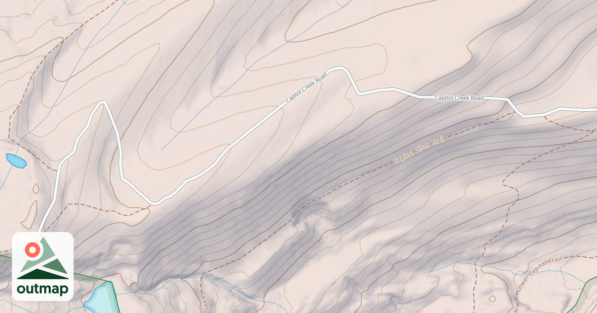 Map of CAPITOL CREEK
