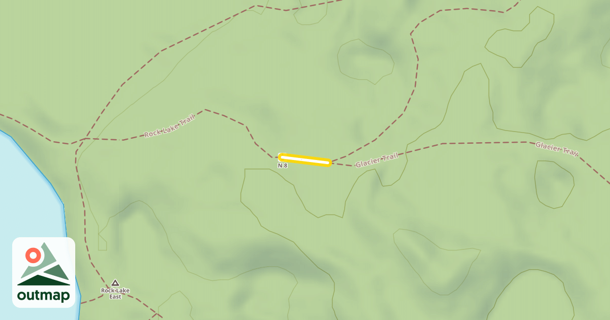 Map of Glacier Trail