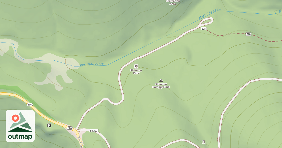 Map of SHANNON CG