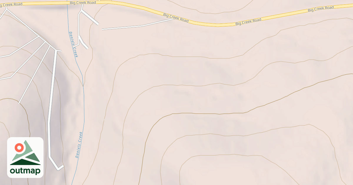 Map of DANIELS LOOP SPUR A