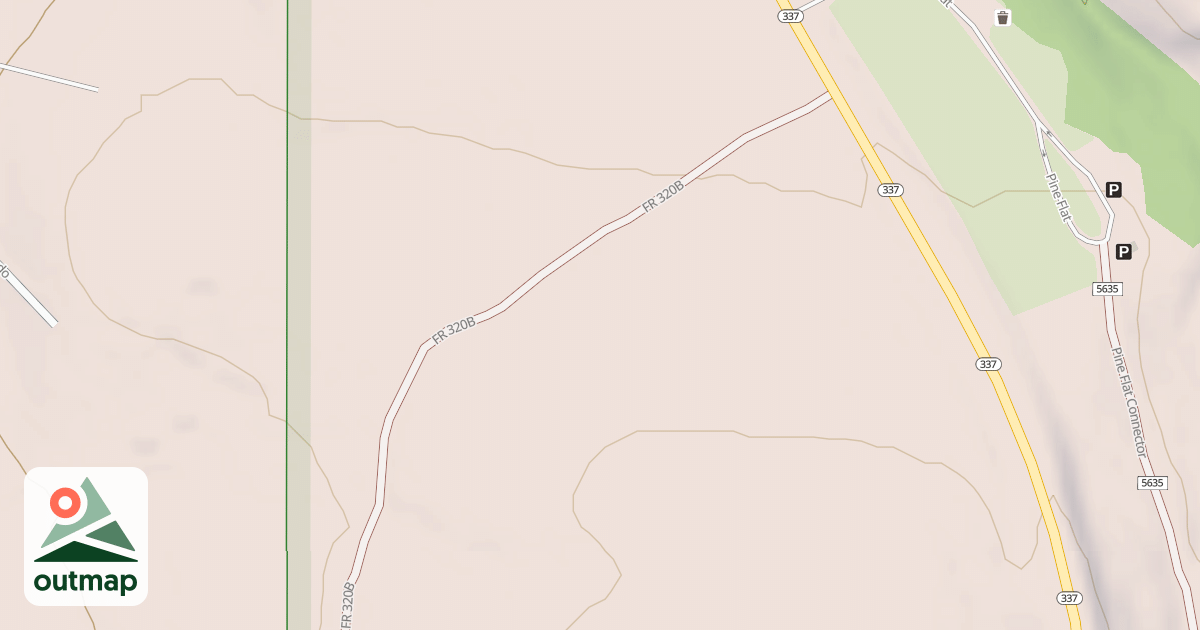 Map of USFS National Forest System Roads {AE2A7780-1030-4762-BAB1-6042F2D973FA}