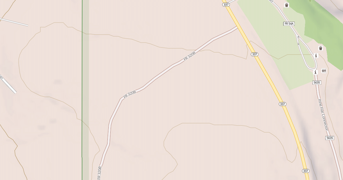 Map preview of USFS National Forest System Roads {AE2A7780-1030-4762-BAB1-6042F2D973FA}