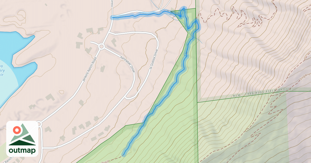 Map of Skyridge Trail