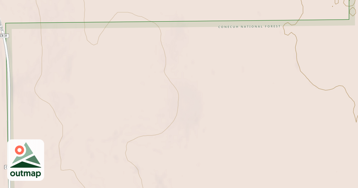 Map of SWAMP FLAT
