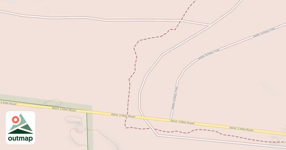 Map of Little Manistee Motorcycle Trail