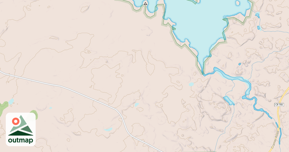 Map of OLD SILVER ISLAND LAKE ACCESS