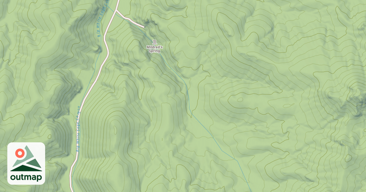 Map of MILDREDS SPRINGS