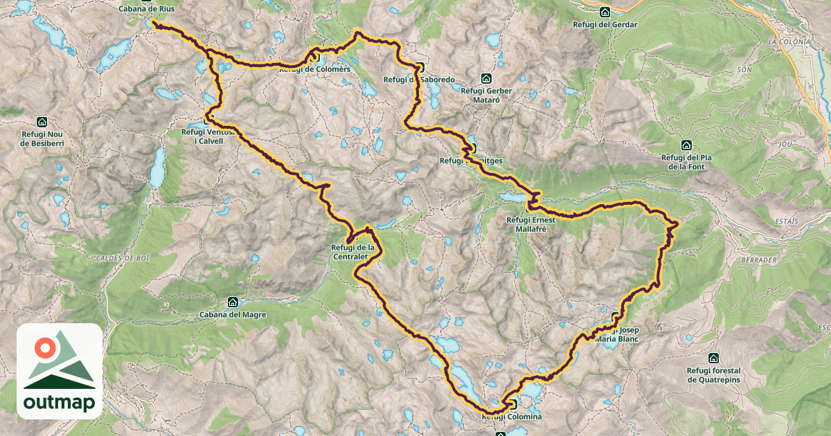 Map of Carros de Foc