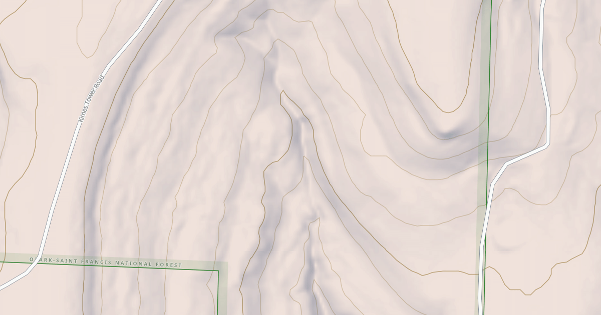 Map preview of USFS National Forest System Roads {E0C6C52B-A0FB-4EAB-8D05-A852A5A4ED37}