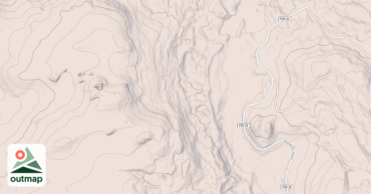 Map of Dunwood Spur