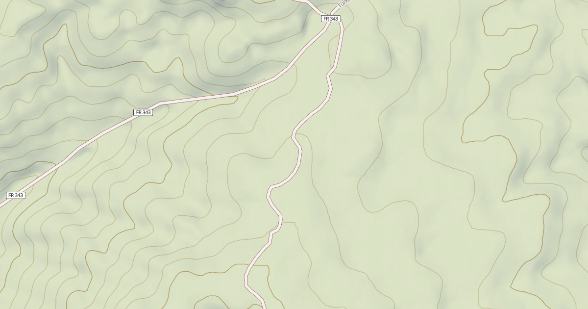 Map preview of TURKEY TRACK SPUR S.