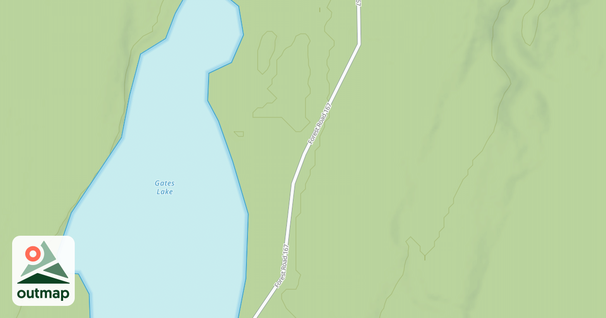 Map of FR 167H