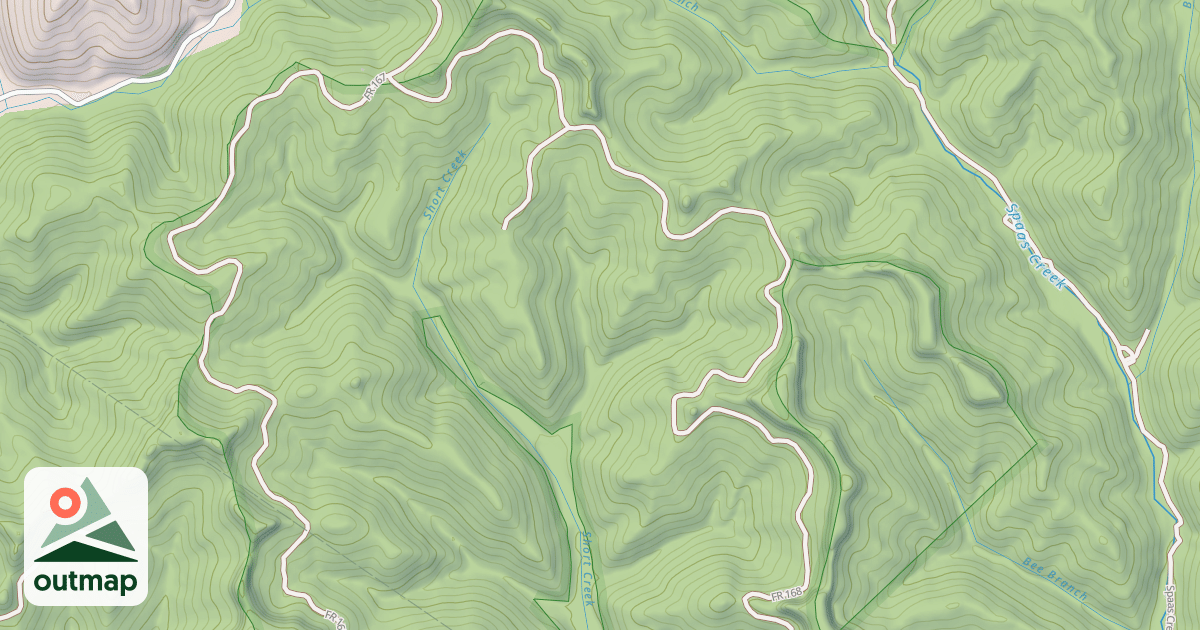Map of SHORT CREEK
