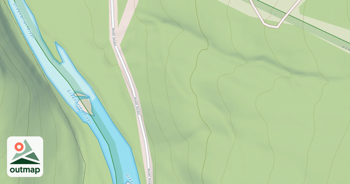 Map of SANDY RIDGE
