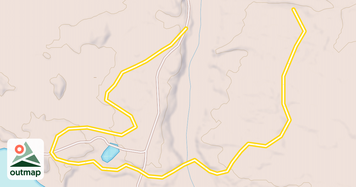 Map of Tall Pines Trail