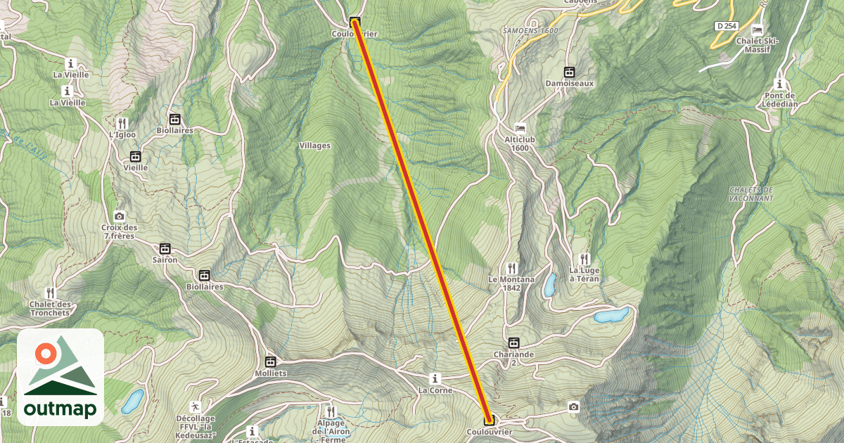 Map of Coulouvrier