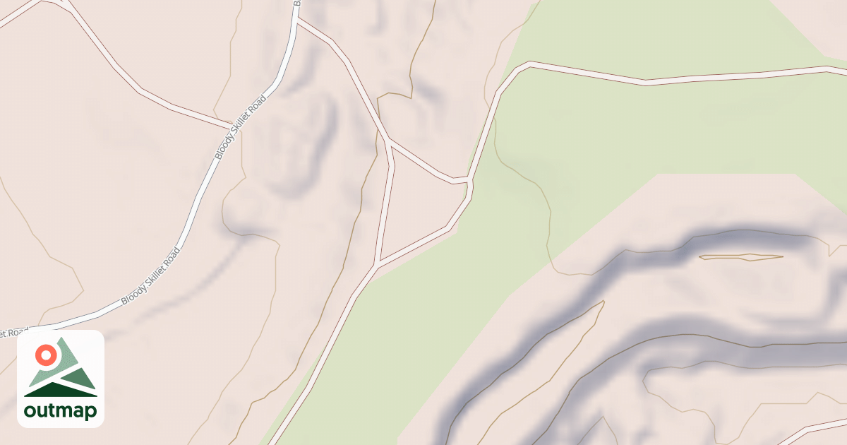 Map of Bloody Skillet ATV Trail