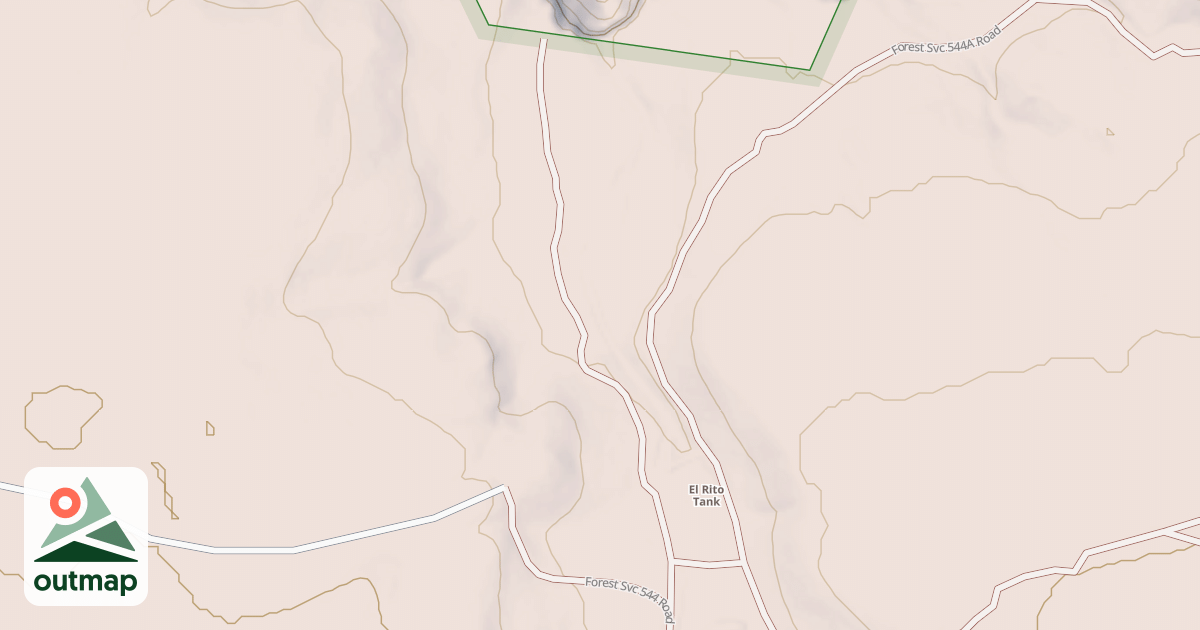 Map of USFS Motor Vehicle Use Map Roads {4A3B6929-EF2F-45AB-9627-27DDB39C298D}
