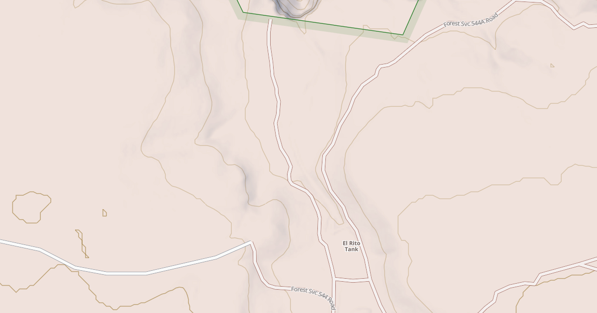 Map preview of USFS Motor Vehicle Use Map Roads {4A3B6929-EF2F-45AB-9627-27DDB39C298D}