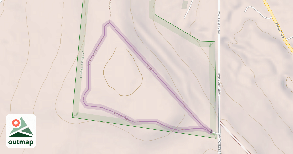 Map of Yellow Trail