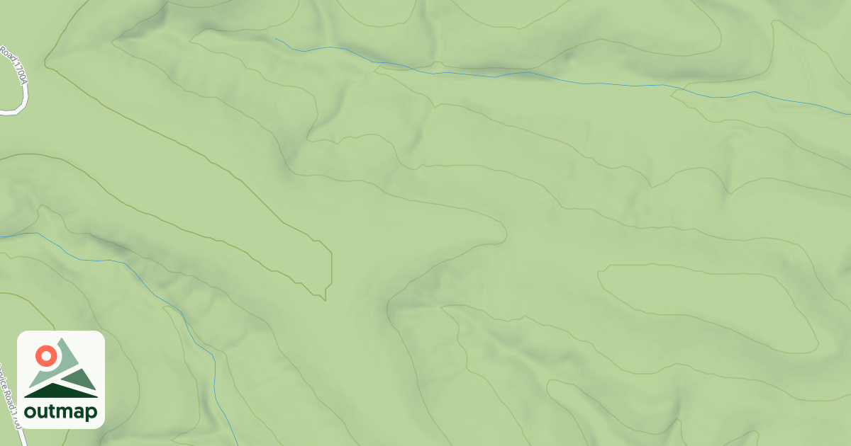 Map of JACKSON BRANCH SPUR A