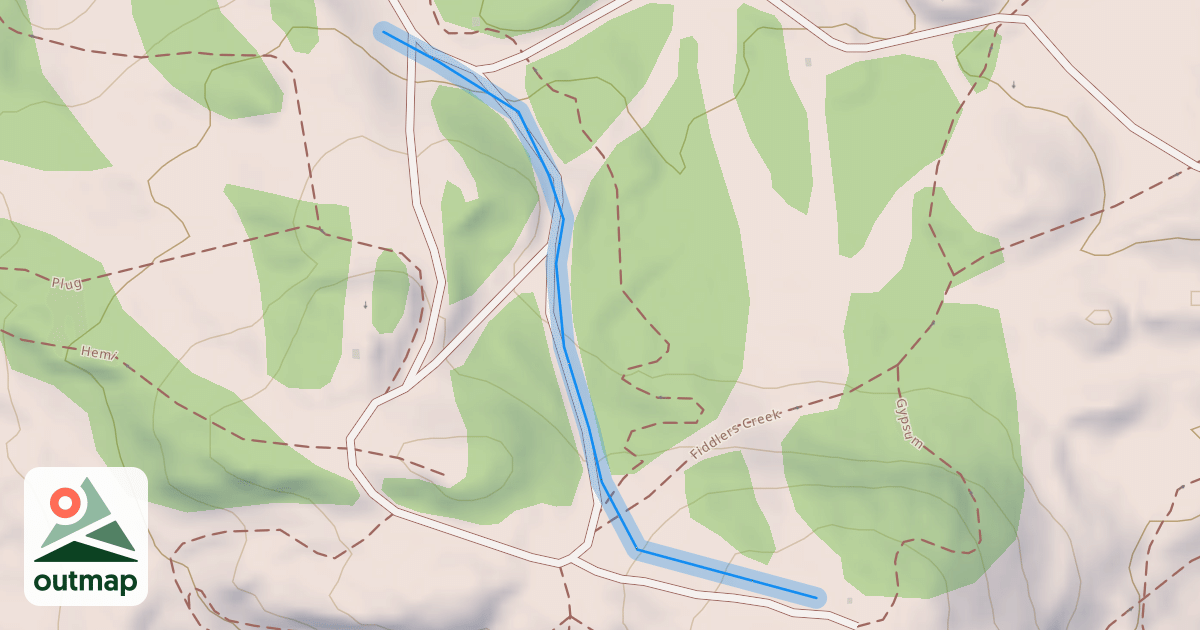 Map of Upper Snowfield