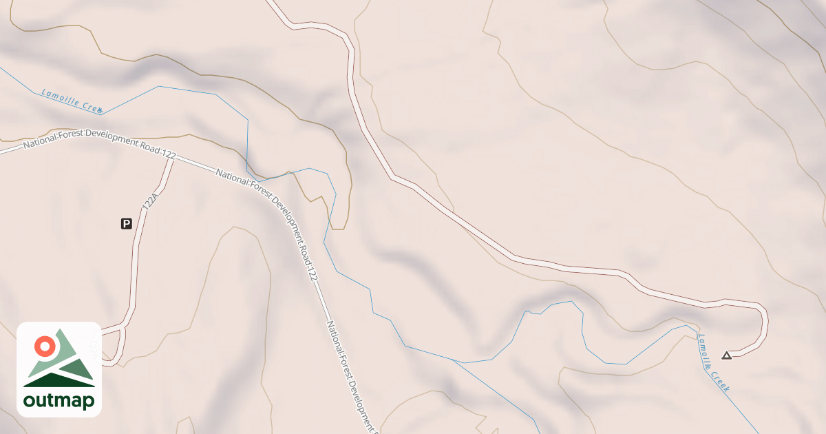 Map of CAMP LAMOILLE SPUR F