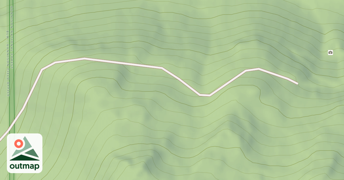 Map of USFS Motor Vehicle Use Map Trails 3083