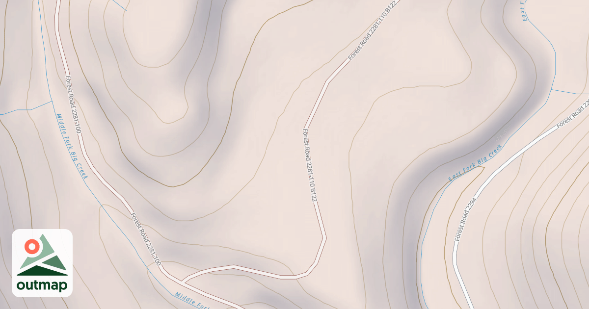 Map of B 122