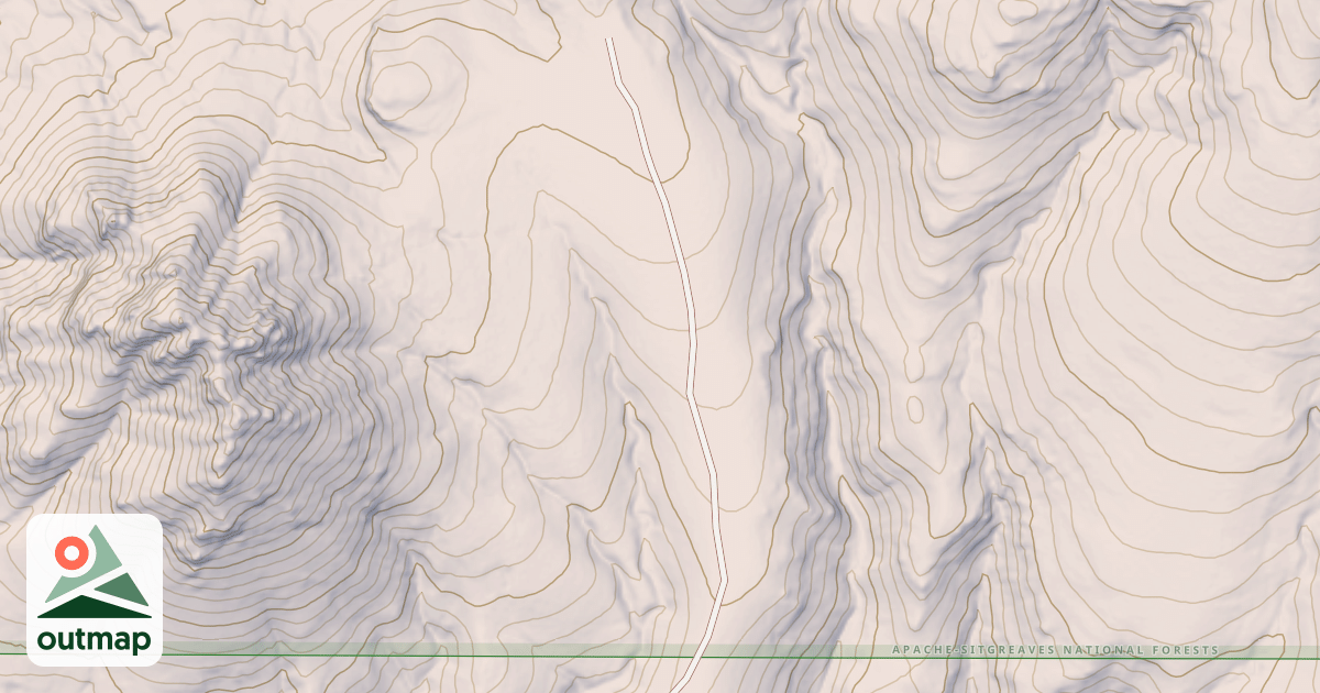 Map of USFS National Forest System Roads {0CF3D006-CAB8-4889-B378-0440D30980B5}
