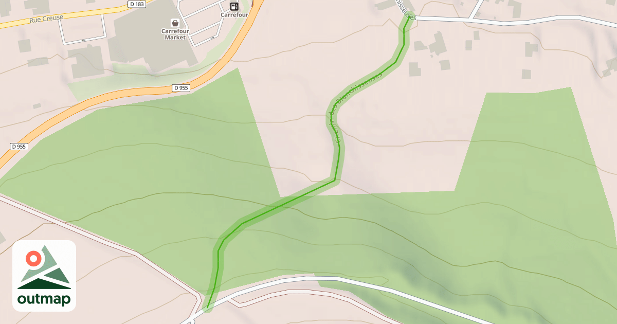 Map of Chemin des Blanchisseuses