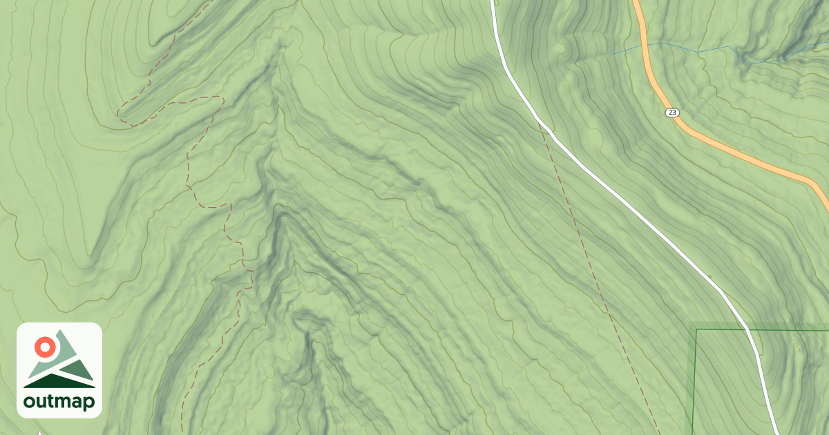 Map of LINDSEY RIDGE A