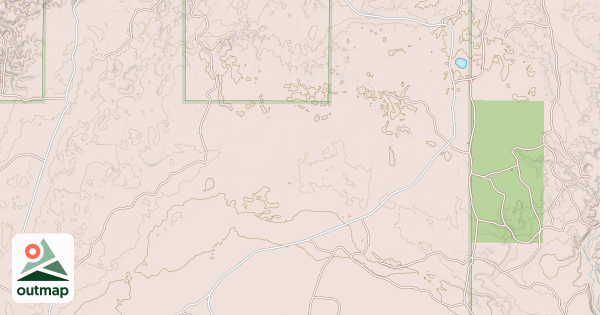 Map of Baraga Plains Trail