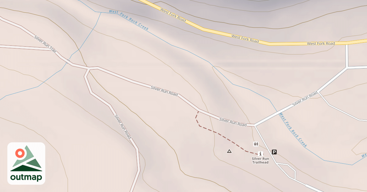 Map of SILVER RUN