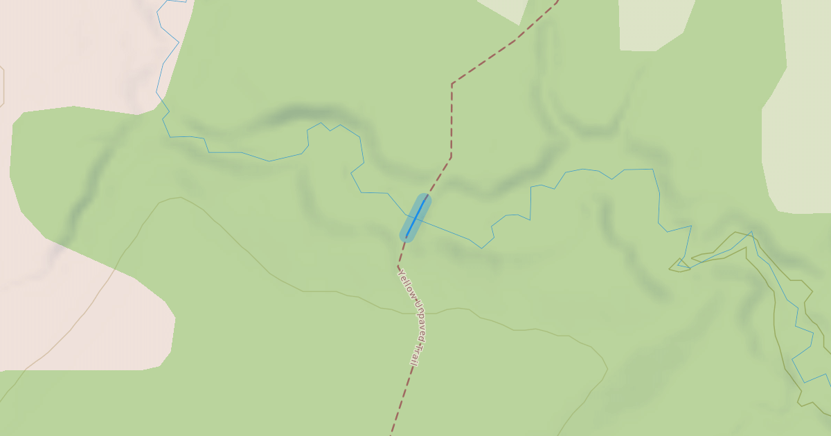 Map preview of Yellow Unpaved Trail