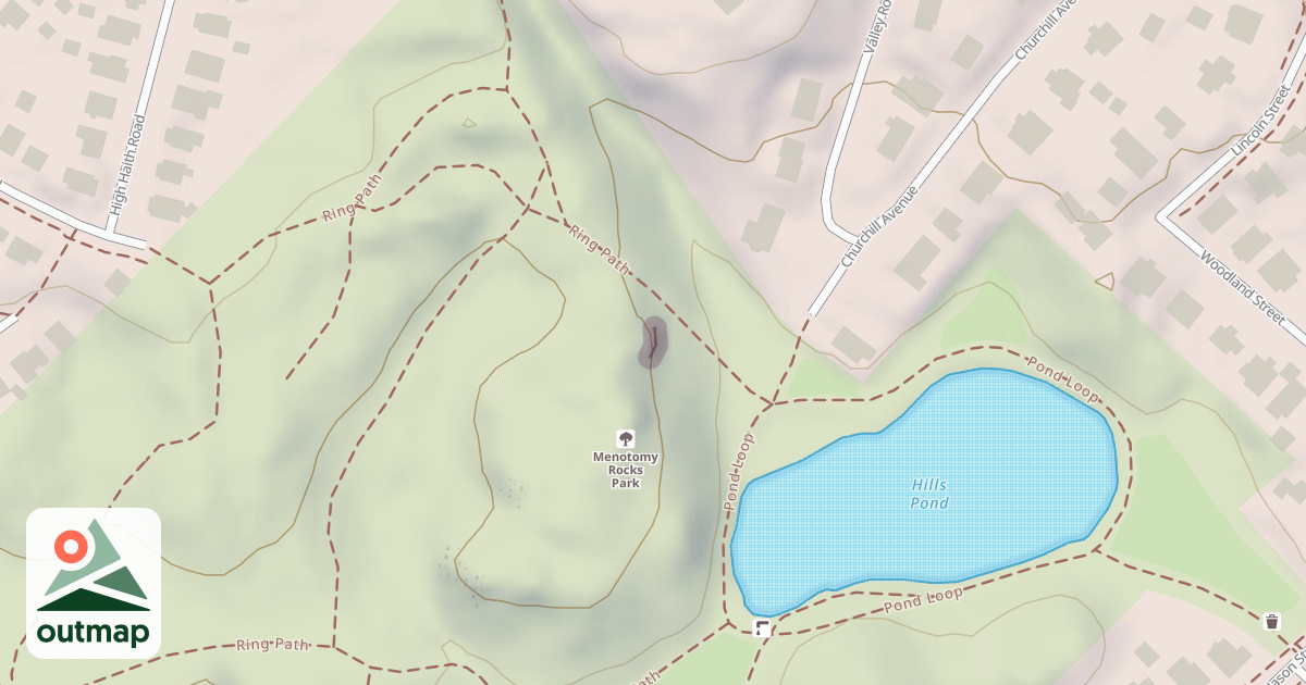 Map of Climbing Crag