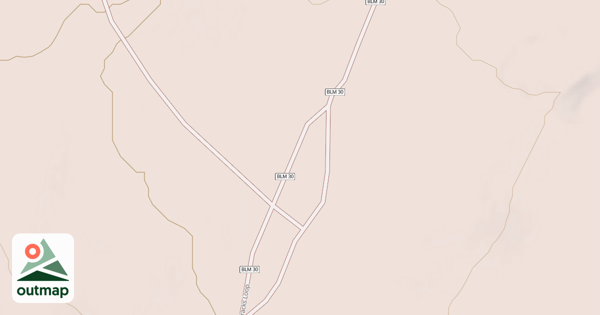 Map of BLM National GTLF Public Motorized Roads 2358770e-ac42-46d9-9090-7e34f4342b53