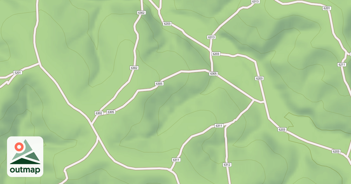 Map of USFS Motor Vehicle Use Map Trails 19995