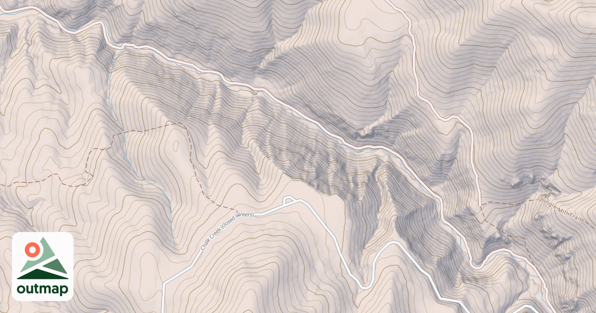 Map of Chalk Creek