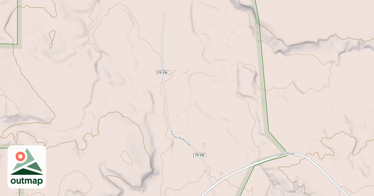 Map of USFS National Forest System Roads {BB1FCB45-71B8-4C50-A9D3-90440DF6C23C}