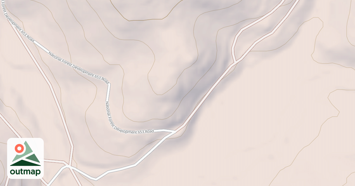 Map of SPUR 653K