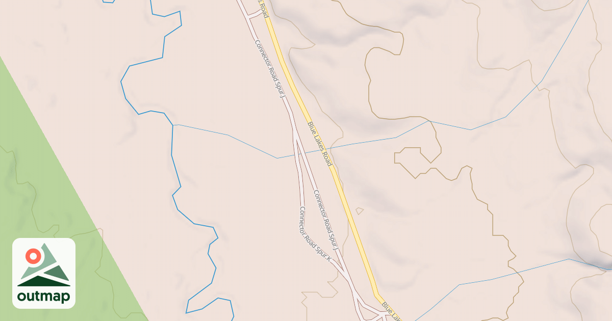 Map of CONNECTOR ROAD SPUR J