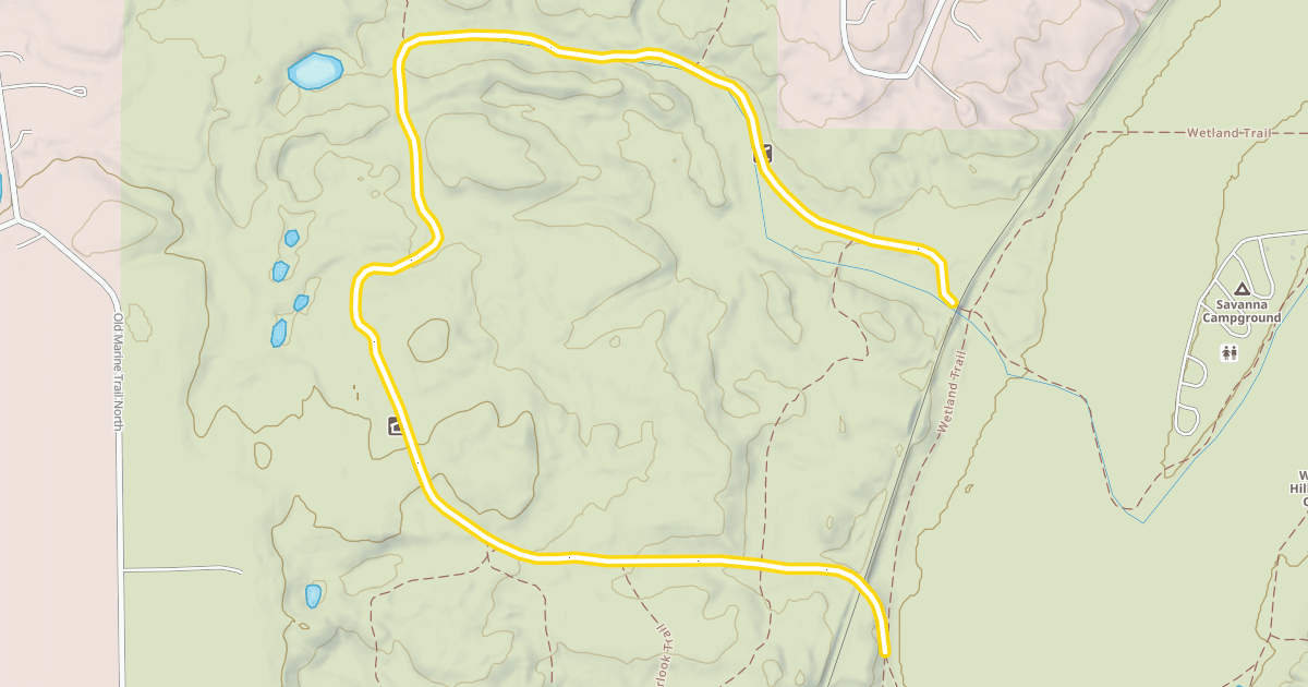Map preview of Woodland Edge Trail