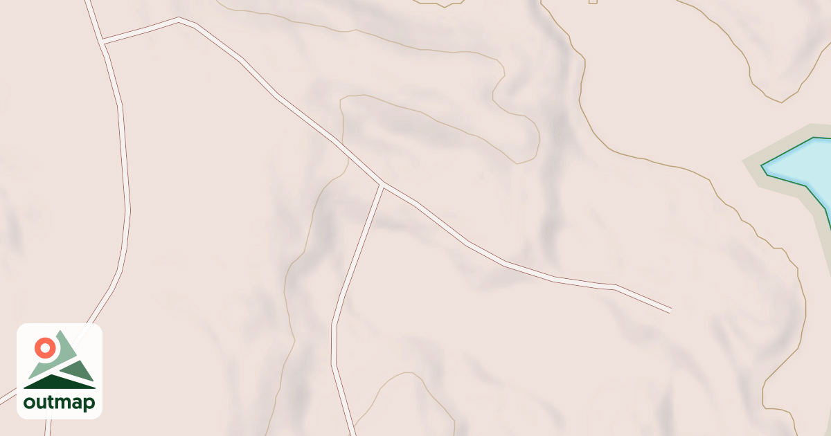Map of NORTH MUDDY SPUR A